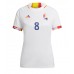 Belgien Youri Tielemans #8 kläder Kvinnor VM 2022 Bortatröja Kortärmad